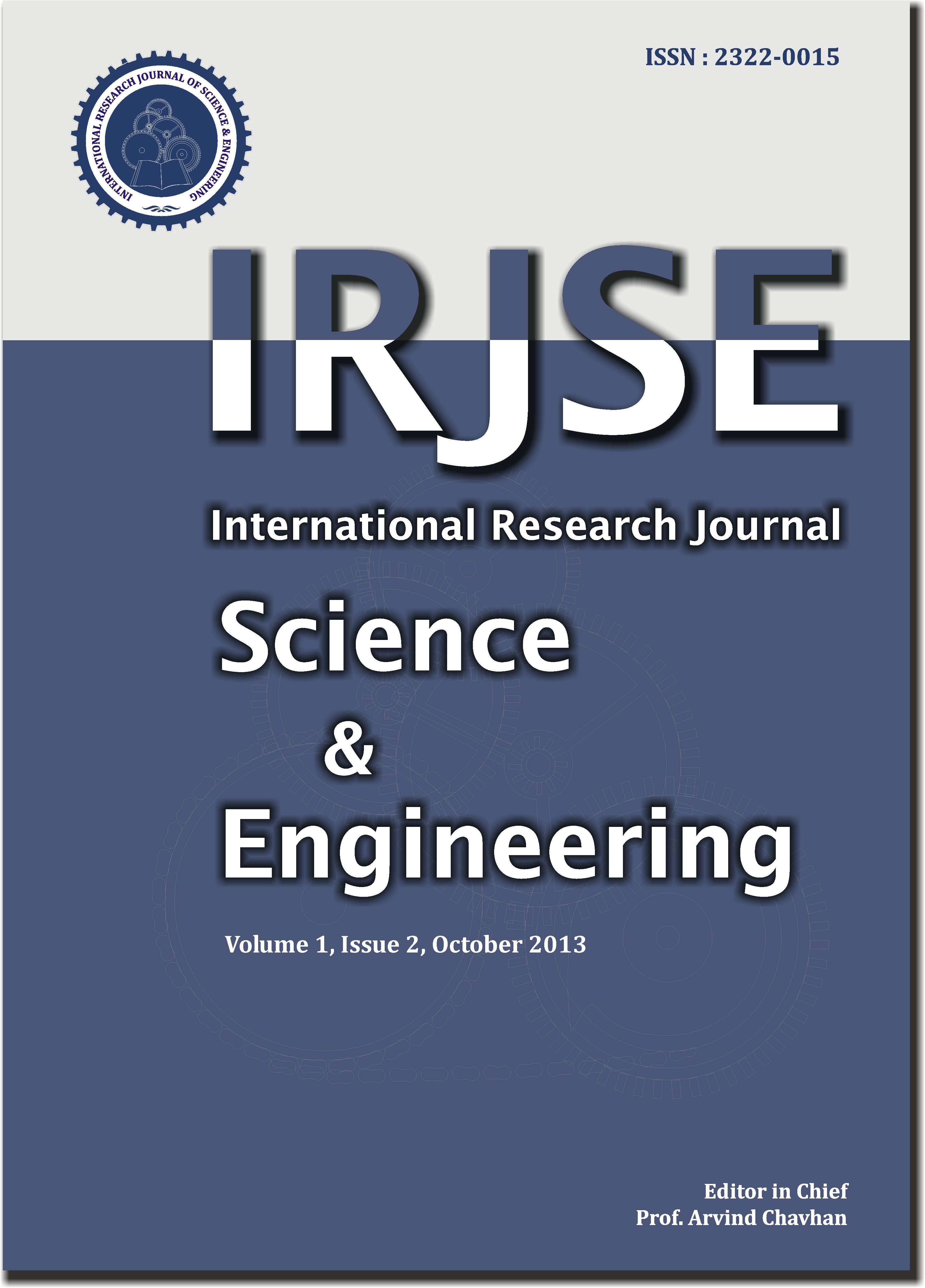 					View Vol. 1 No. 2 (2013): International Research Journal of Science and Engineering
				