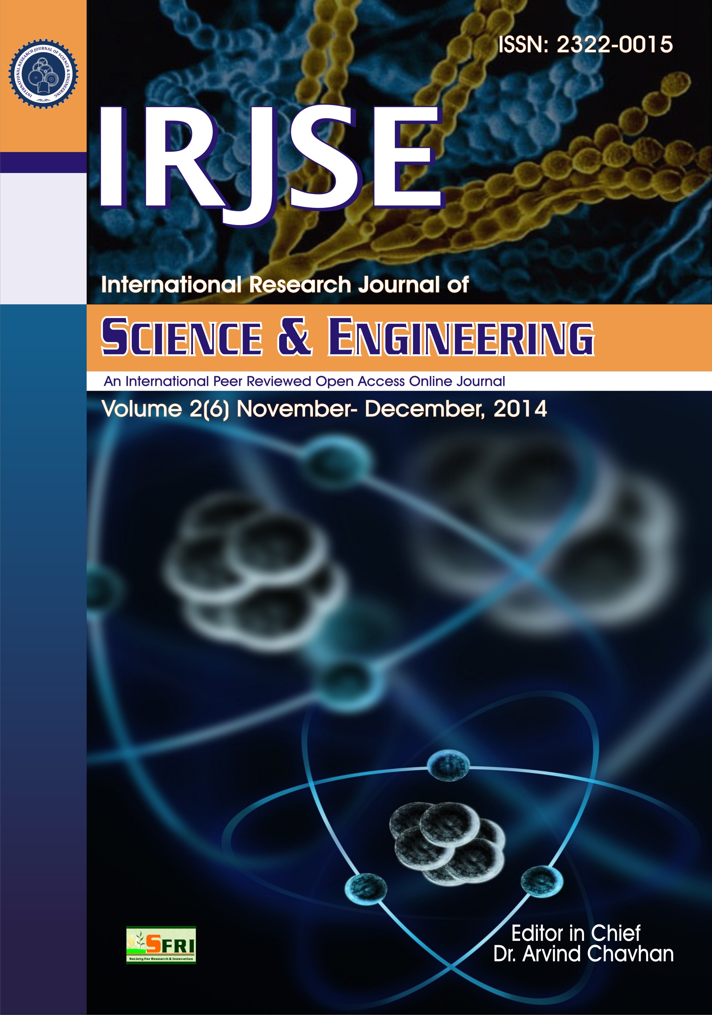 					View Vol. 2 No. 6 (2014): International Research Journal of Science and Engineering
				